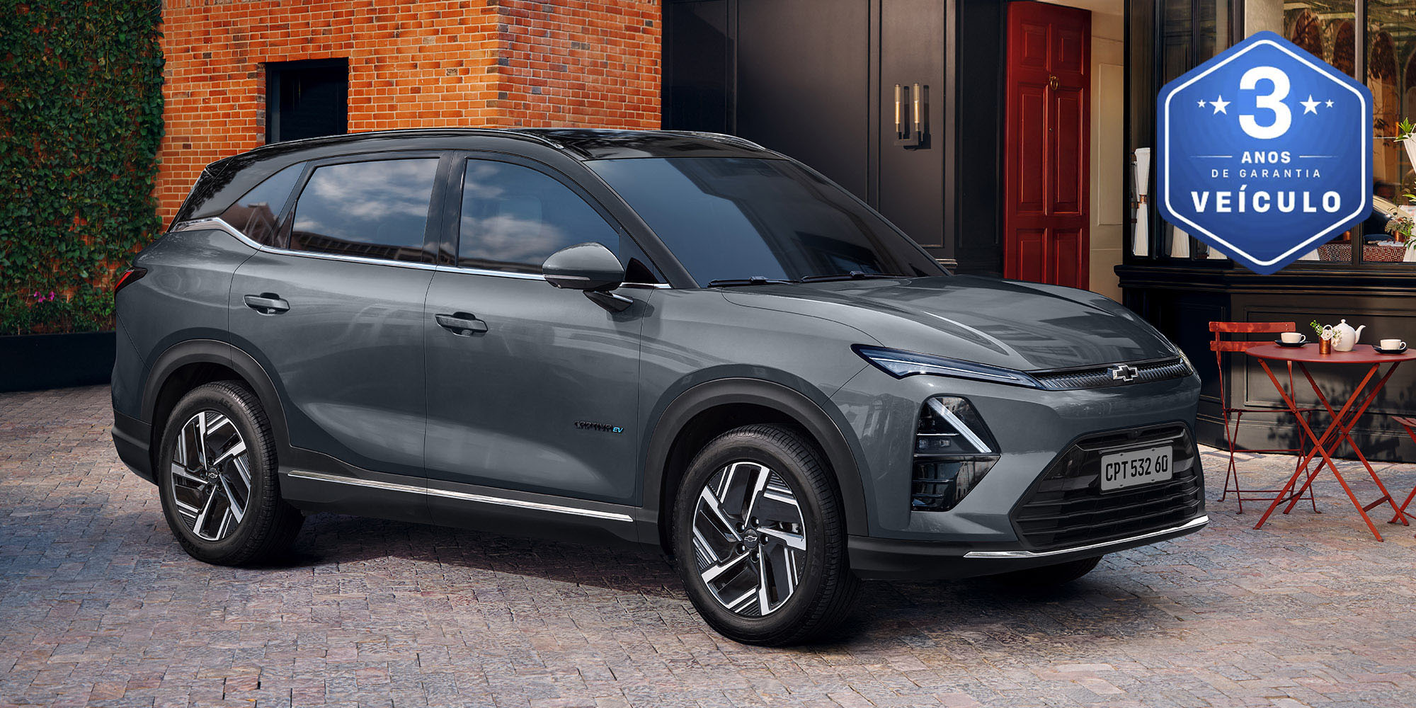 Garantia de 3 anos para sua nova Captiva EV 2026 da Chevrolet