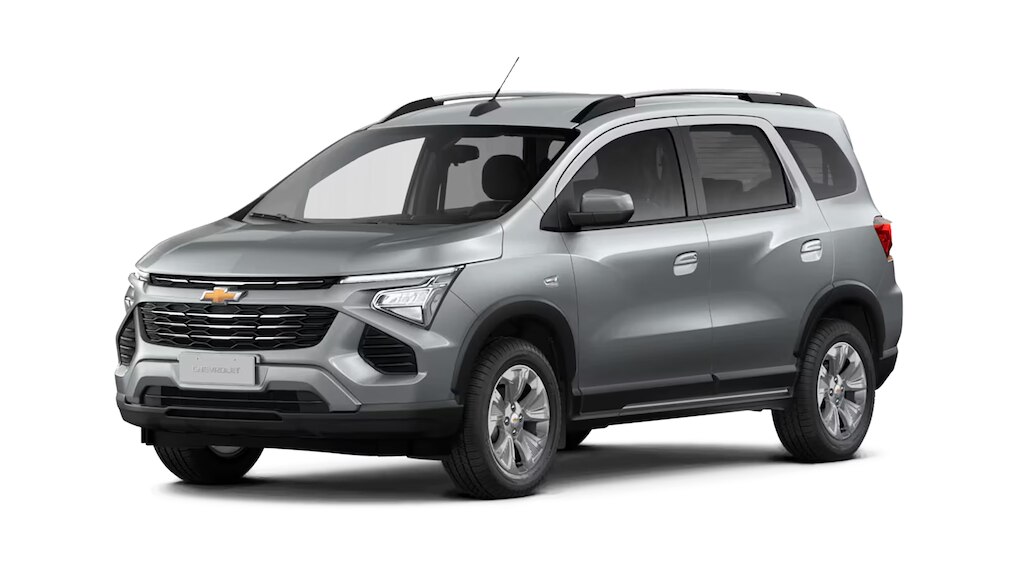 Conheça o novo Chevrolet Spin 2027 na versão LTZ, com 7 lugares e na cor Prata Shark